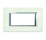 Bticino axolute placca 4P bianco Limoges