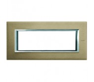 Bticino axolute placca 6P bronzo