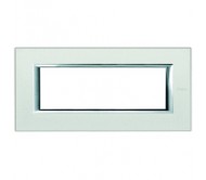 Bticino axolute placca 6P argento
