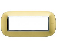 Bticino axolute placca 6P oro satinato