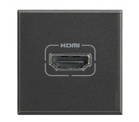 Bticino axolute presa HDMI antracite