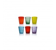 Bicchieri colorati in vetro