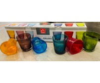 Bicchieri colorati in vetro Queen Colors
