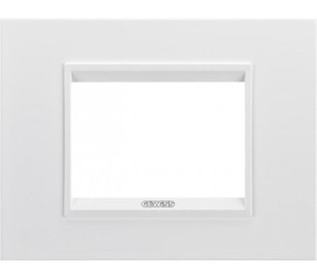 Gewiss chorus placca Lux 3 bianco monochrome