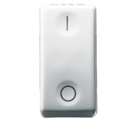 Gewiss system interruttore 2 poli bianco