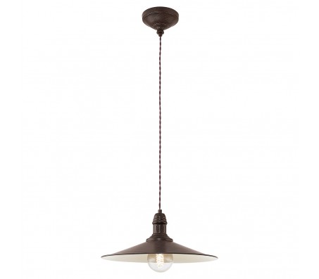 Lampadario sospensione Vintage Stockbury di Eglo