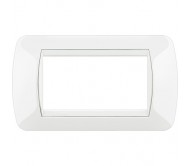 Bticino Living International placca bianca 4 posti