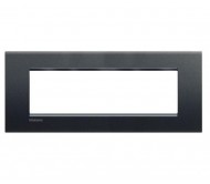 Bticino LivingLight placca 7 posti antracite