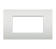 Bticino LivingLight placca Air 4 posti bianco perla