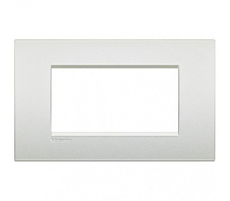 Bticino LivingLight placca Air 4 posti bianco perla