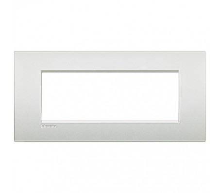 Bticino LivingLight placca Air 7 posti bianco perla