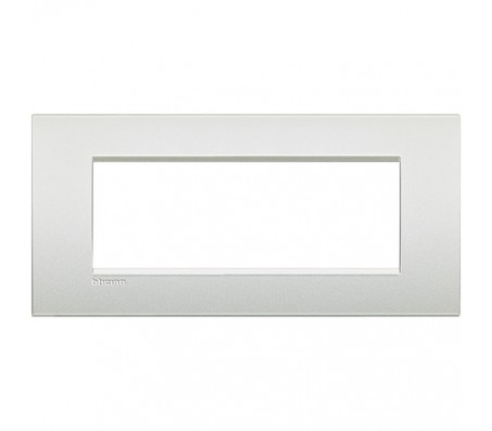 Bticino LivingLight placca Air 7 posti bianco perla