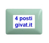 Bticino matix placca 4 posti corda