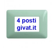 Bticino matix placca 4 posti corda