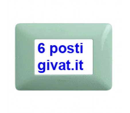 Bticino matix placca 6 posti corda