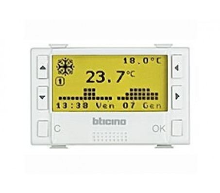 Bticino matix cronotermostato da incasso batterie