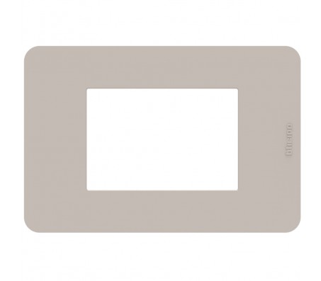 Bticino MatixGO placca 3 moduli sand