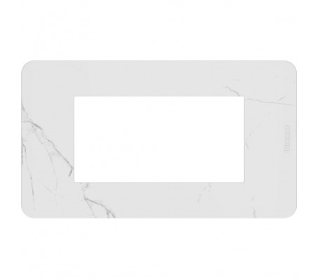 Bticino MatixGO placca 4 moduli carrara