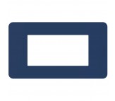 Bticino MatixGO placca 4 moduli blu