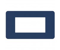 Bticino MatixGO placca 4 moduli blu