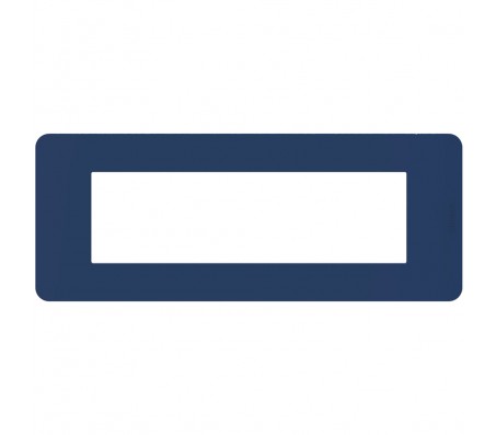 Bticino MatixGO placca 7 moduli blu