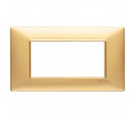 Vimar Plana Placca 4 moduli oro opaco