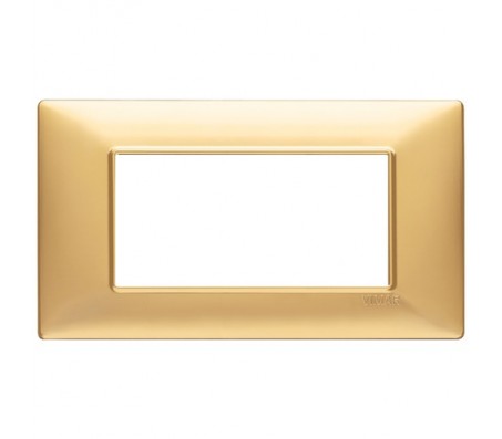 Vimar Plana Placca 4 moduli oro opaco