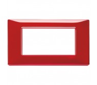 Vimar Plana Placca 4 moduli Reflex rubino