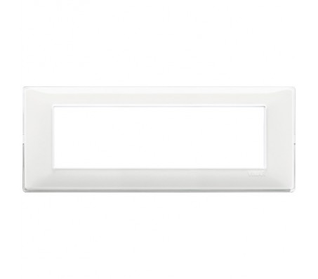 Vimar Plana Placca 7 moduli Reflex neve