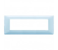 Vimar Plana Placca 7 moduli Reflex acqua