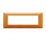 Vimar Plana Placca 7 moduli Reflex arancio