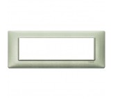 Vimar Plana Placca 7 moduli verde metallizzato