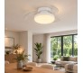 Ventilatore da Soffitto con Luce LED EGLO Hovley 35253 - Telecomando 