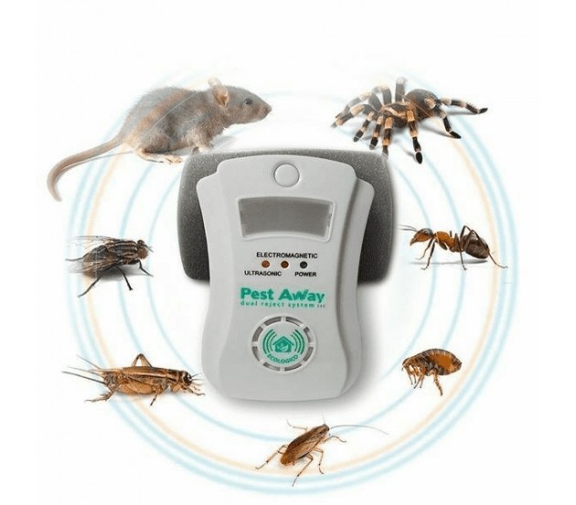 gfjfghfjfh Universal Home 3110B Elettronico Repellente per Topi ad ultrasuoni Repellente per Interni Anti zanzara Insetto Pest Killer Repeller Nero/Rosa 